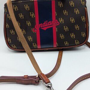 Dooney & Bourke Women's Cleveland Indians Stadium Signature Lexi Crossbody Purse